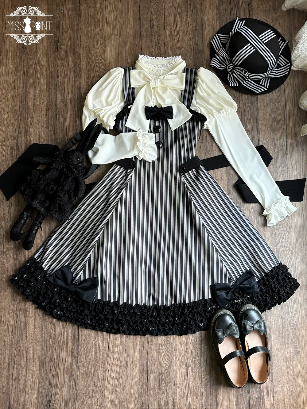 Classic Lolita JSK Customized Stripe Lolita Dress - Image 55
