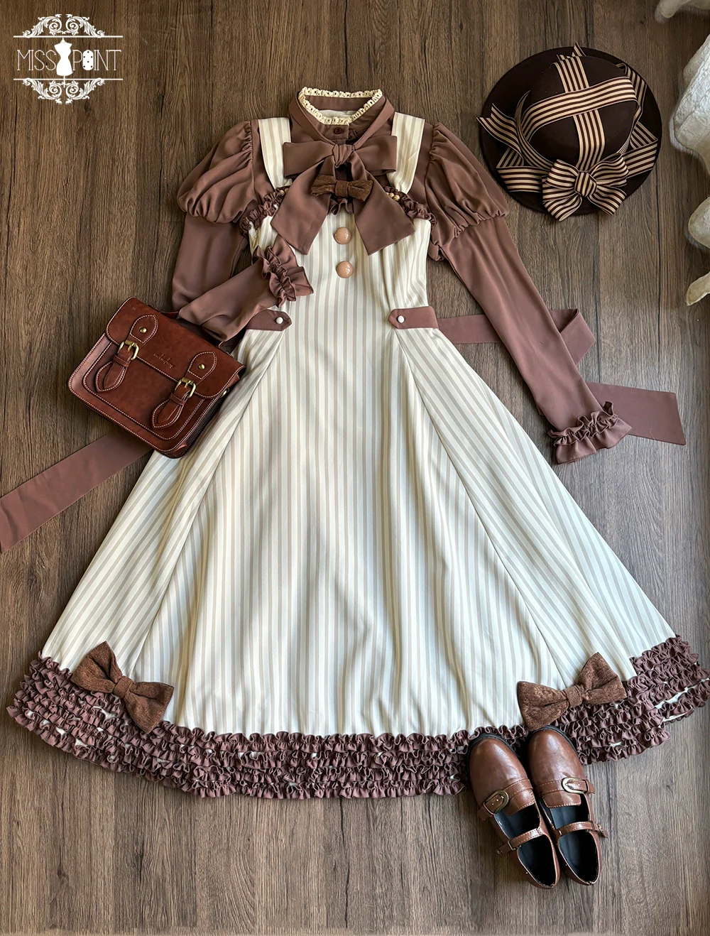Classic Lolita JSK Customized Stripe Lolita Dress - Image 59