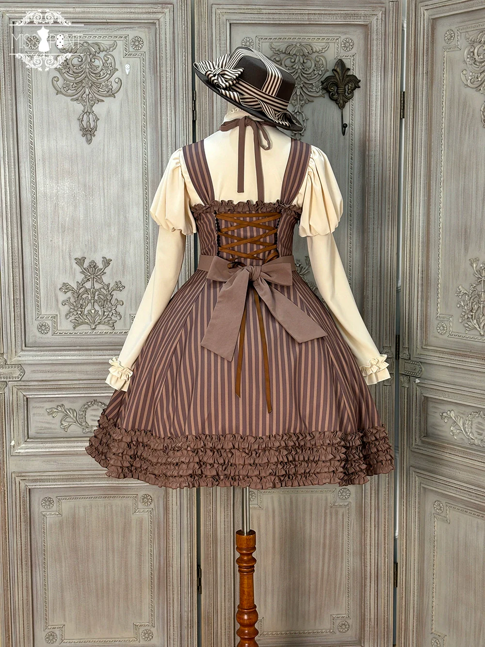 Classic Lolita JSK Customized Stripe Lolita Dress - Image 63