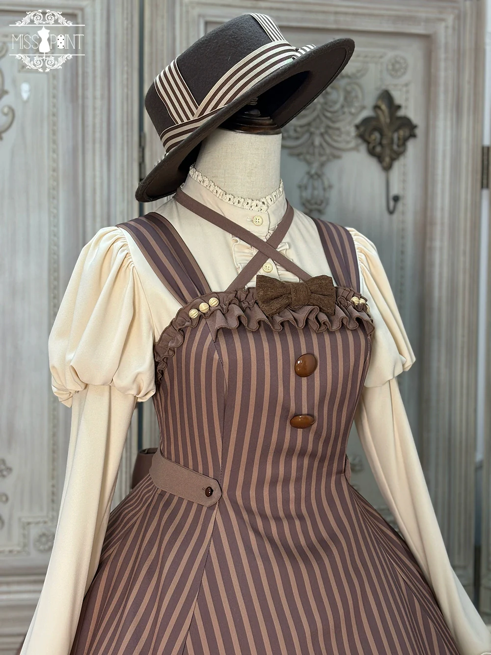 Classic Lolita JSK Customized Stripe Lolita Dress - Image 64