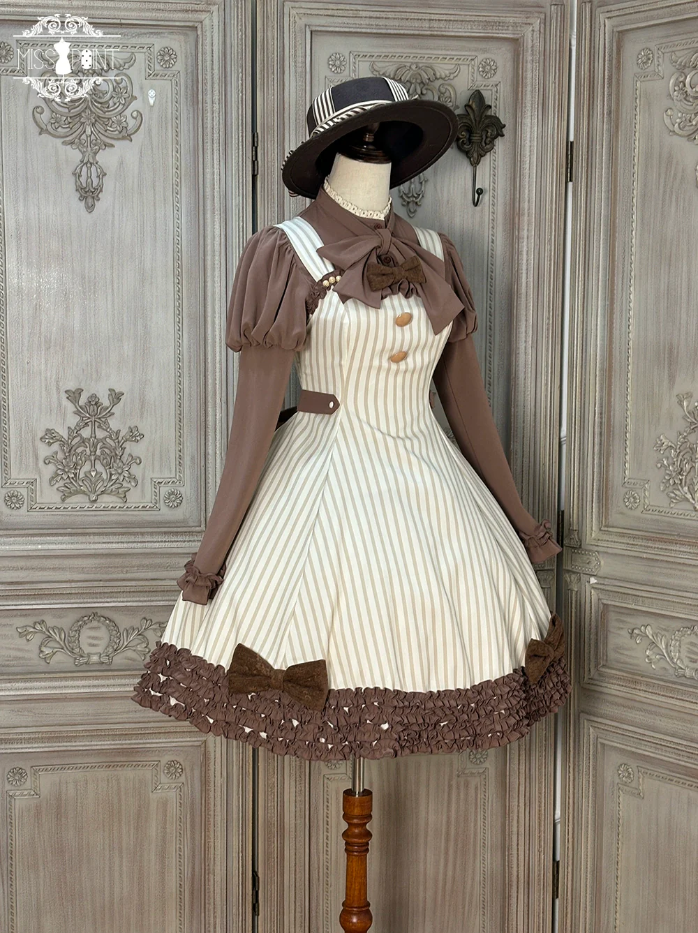 Classic Lolita JSK Customized Stripe Lolita Dress - Image 67
