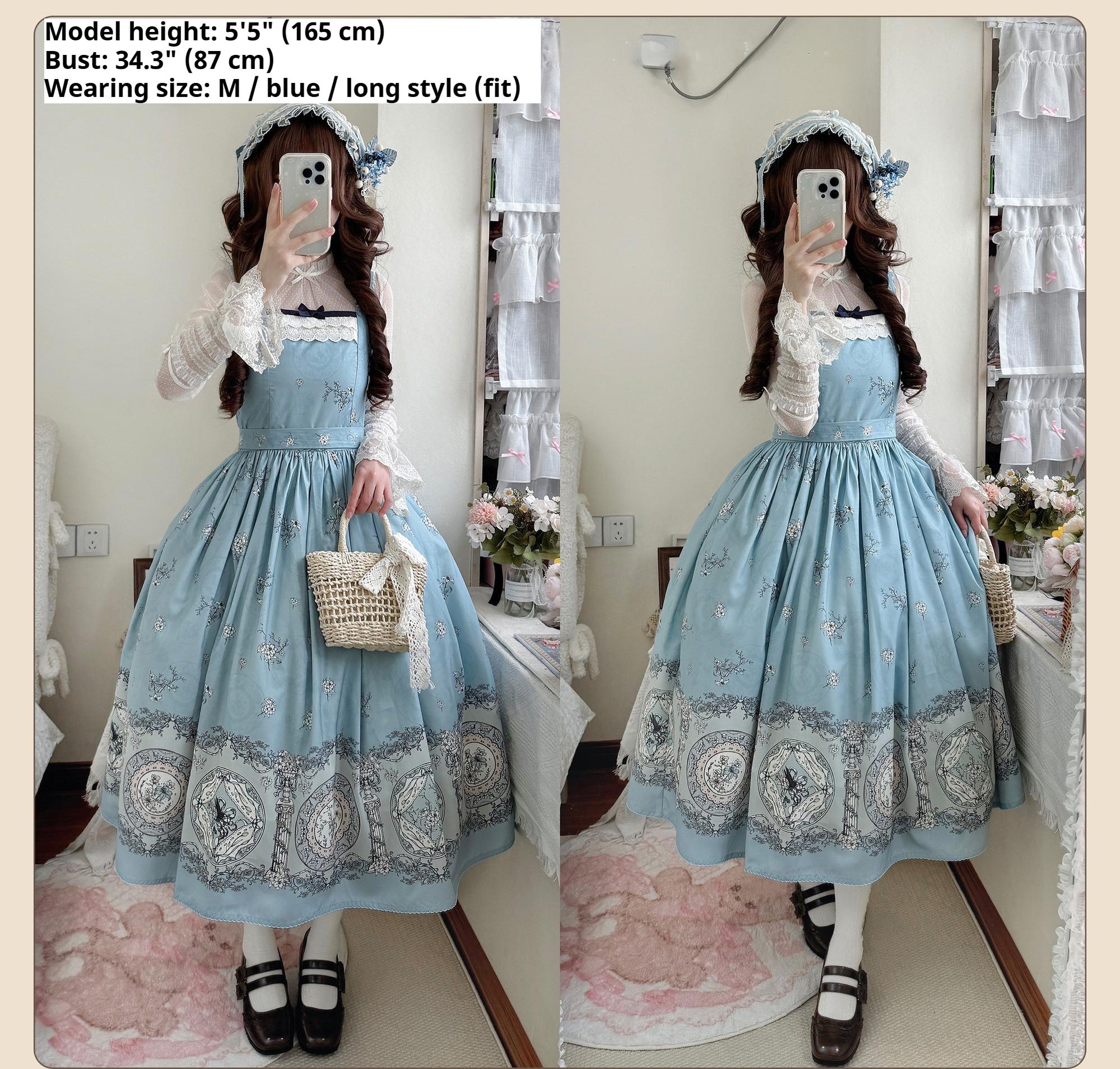 Small Porcelain Plate - Classic Lolita JSK Printed Dress - Image 9