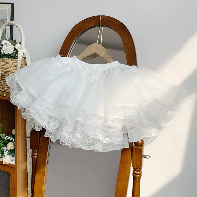 With PUJI - Music Box - Classic Lolita JSK Suit Ballet Cake Skrit - Image 16