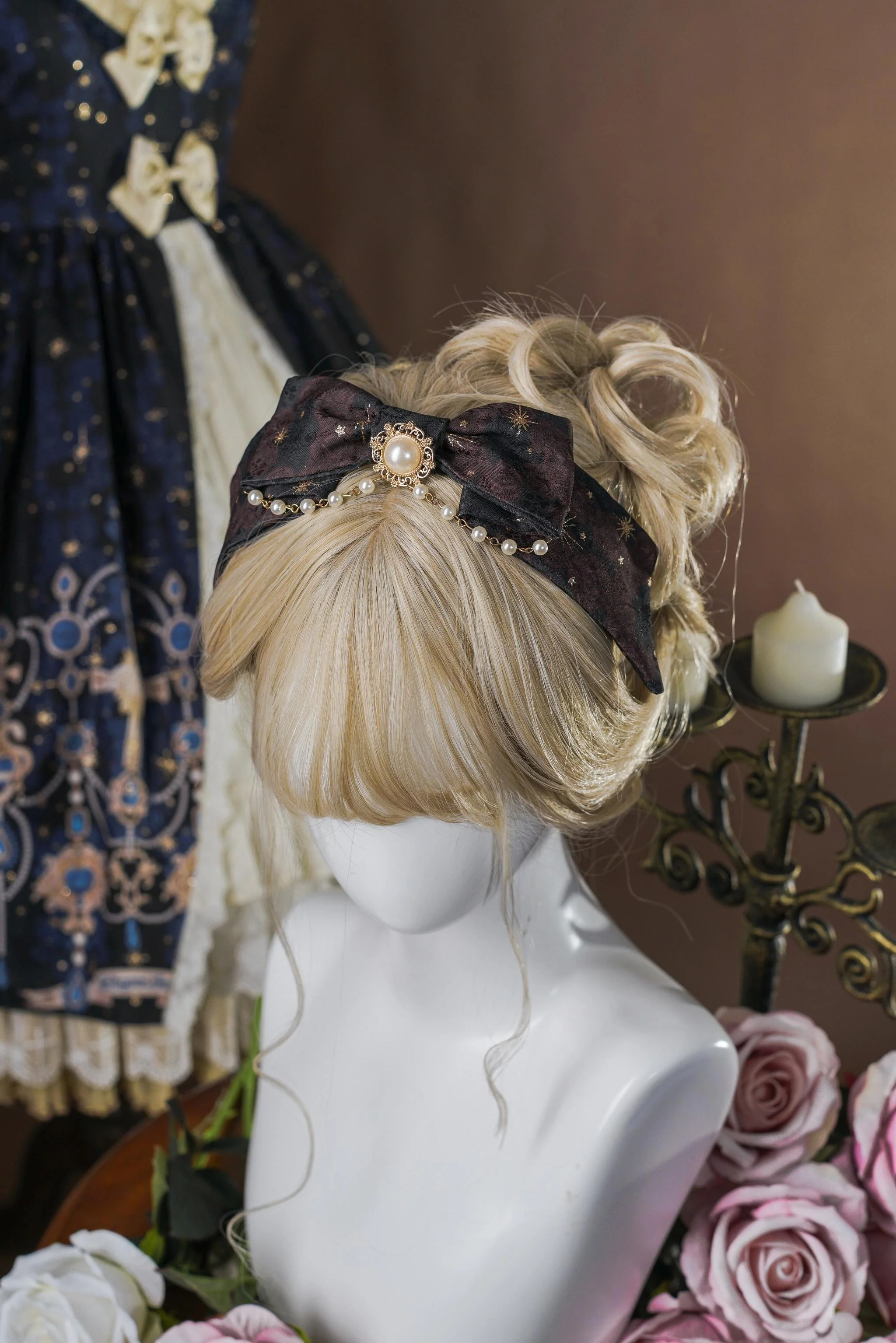 Classic Lolita JSK Suit Gold Foil Stamping Lolita Dress - Image 11