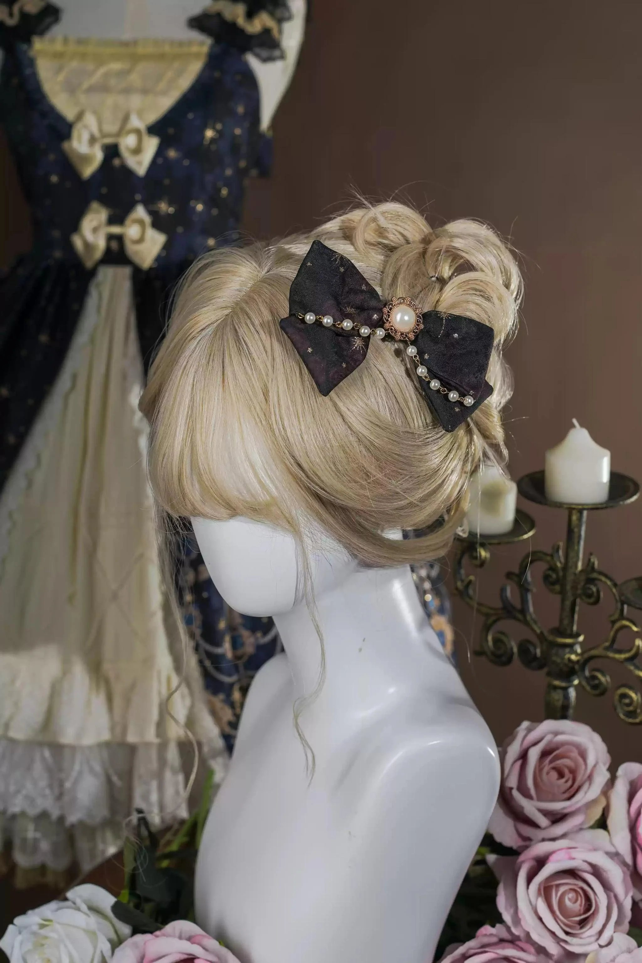 Classic Lolita JSK Suit Gold Foil Stamping Lolita Dress - Image 14