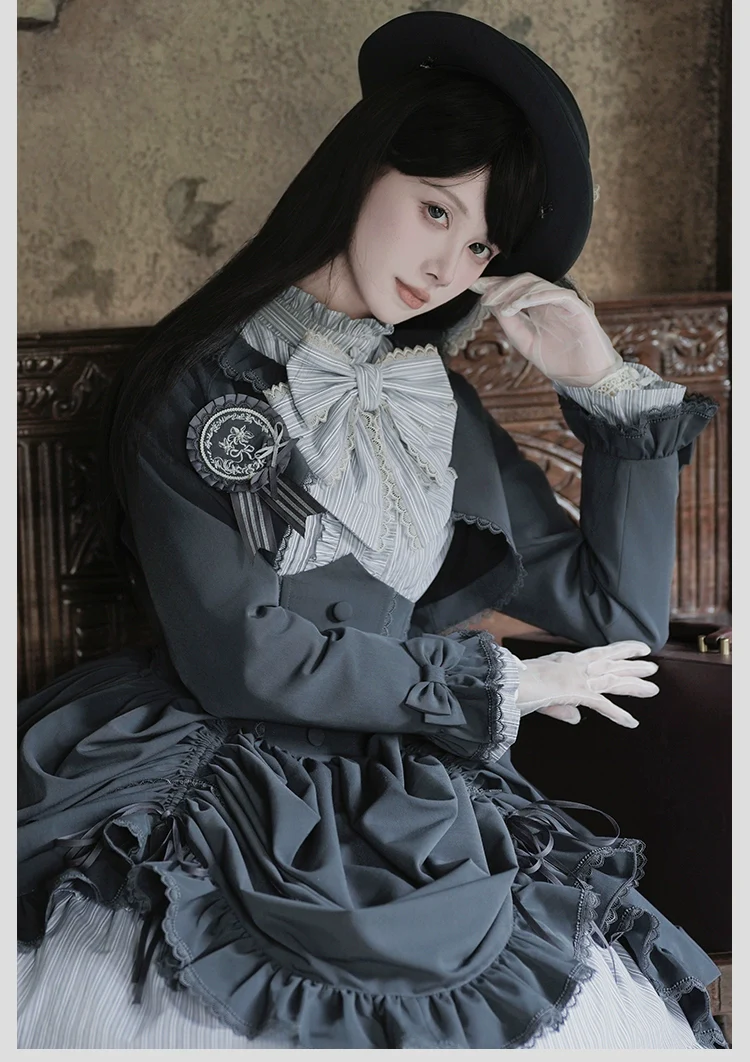 Alice Girl - Duke of Victoria - Classic Lolita Long Sleeve Bolero - Image 19