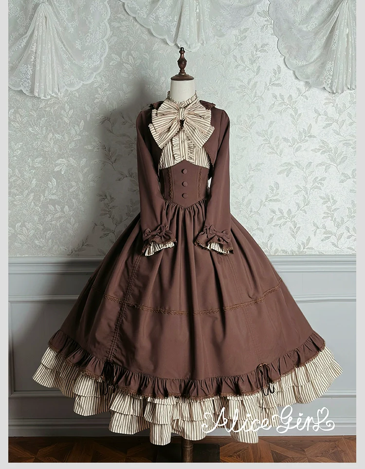 Alice Girl - Duke of Victoria - Classic Lolita Long Sleeve Bolero - Image 20