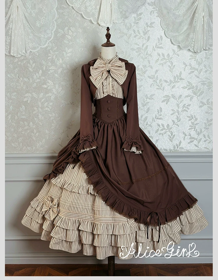 Alice Girl - Duke of Victoria - Classic Lolita Long Sleeve Bolero - Image 21