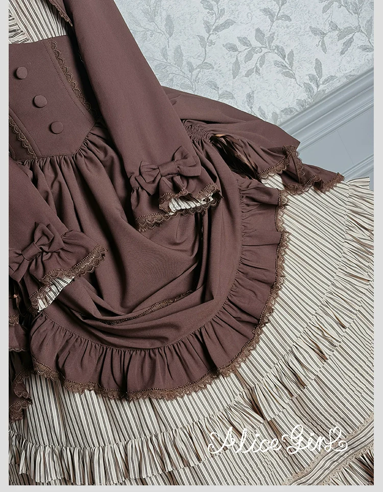 Alice Girl - Duke of Victoria - Classic Lolita Long Sleeve Bolero - Image 30
