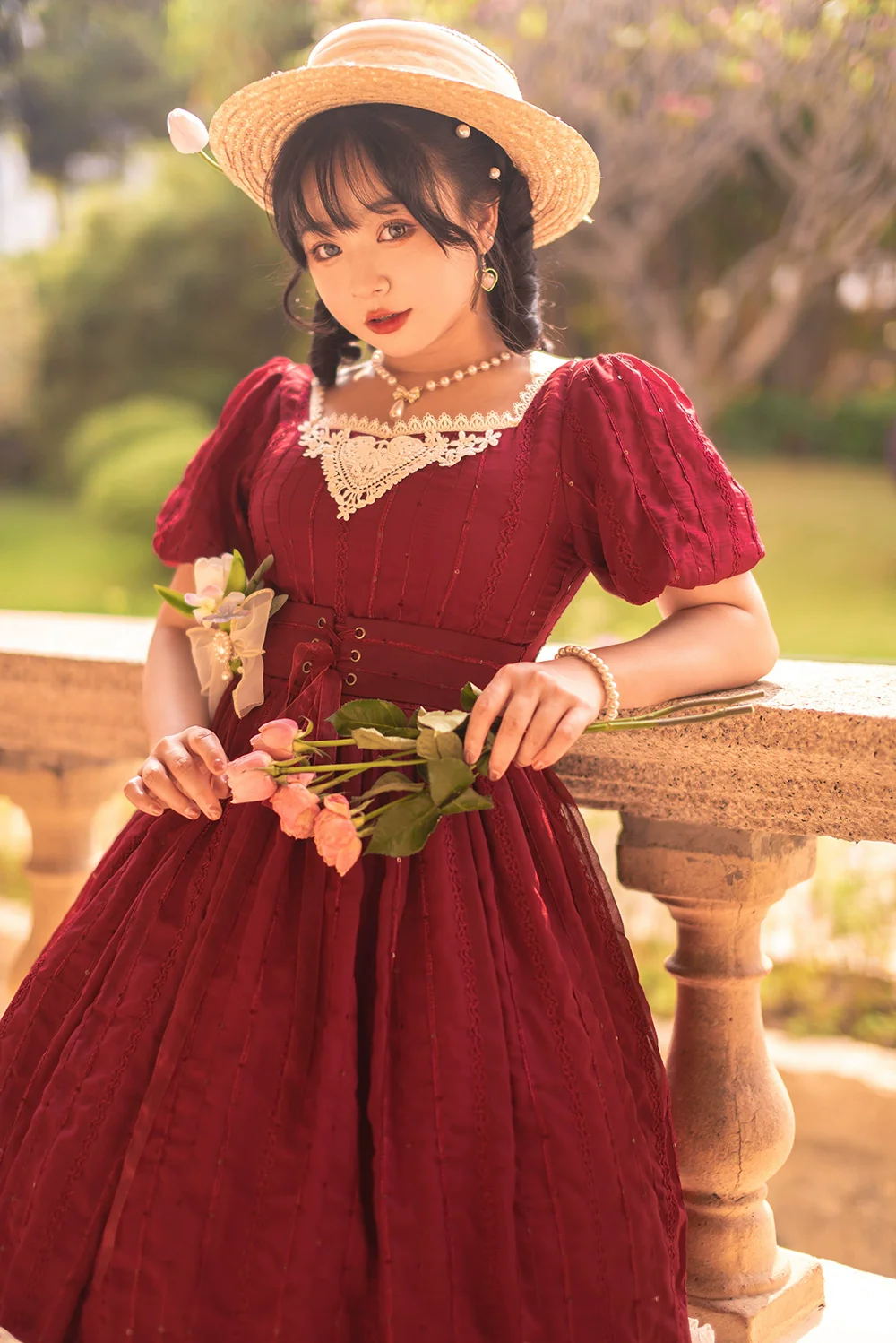 Tulip - Classic Lolita OP Dress Short Sleeve Dress Multicolors - Image 36
