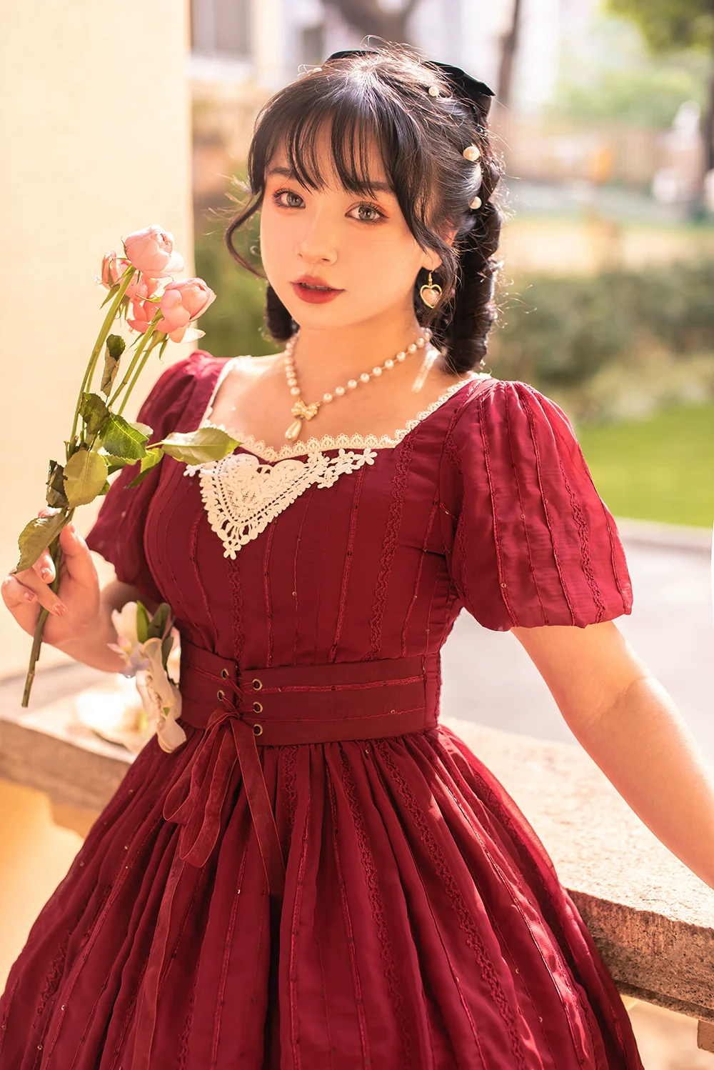 Tulip - Classic Lolita OP Dress Short Sleeve Dress Multicolors - Image 40