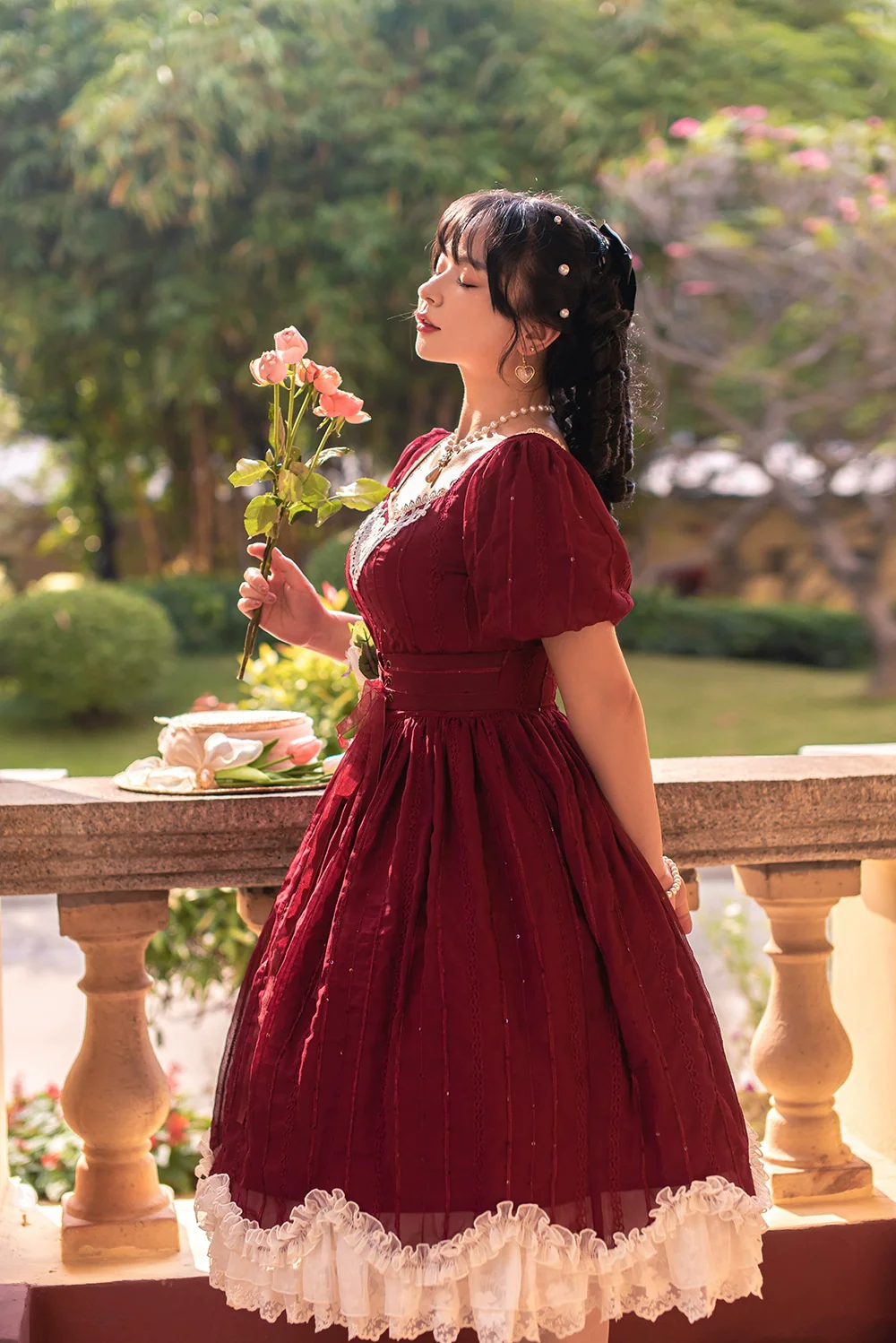 Tulip - Classic Lolita OP Dress Short Sleeve Dress Multicolors - Image 41