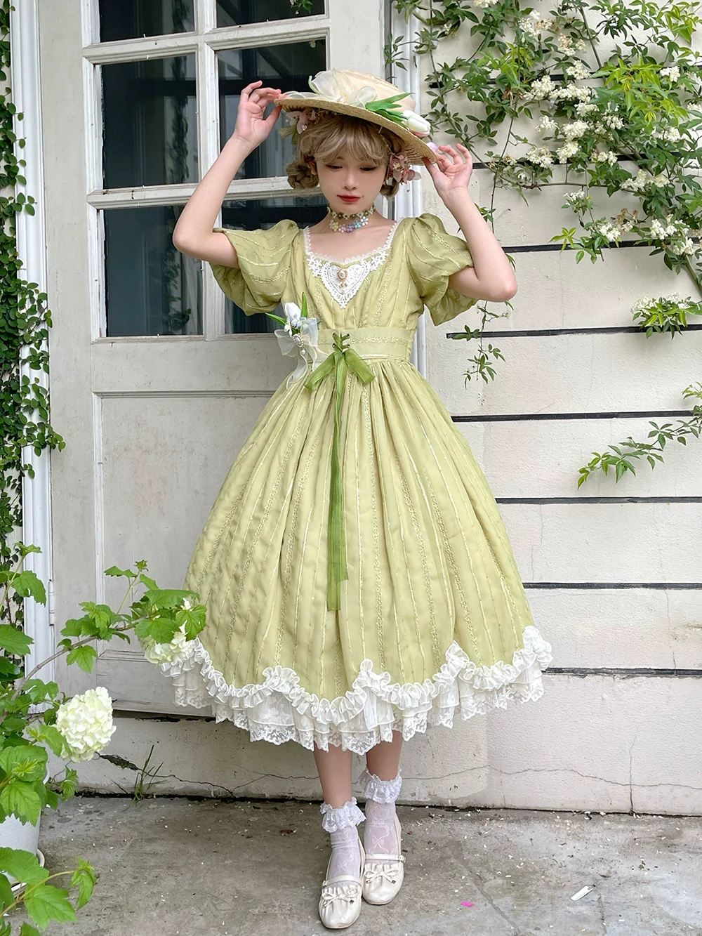 Tulip - Classic Lolita OP Dress Short Sleeve Dress Multicolors - Image 58