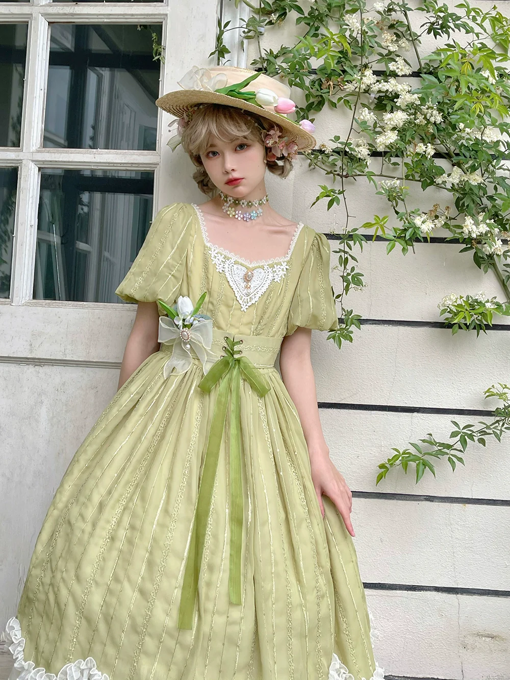 Tulip - Classic Lolita OP Dress Short Sleeve Dress Multicolors - Image 60