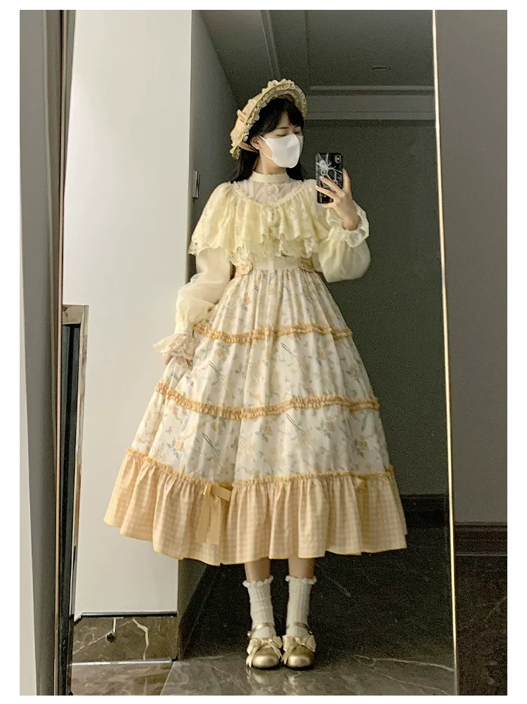 With PUJI - Love Poem - Classic Lolita Shawl 3-Color Versatile Spring Innerwear - Image 18