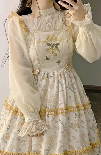 With PUJI - Love Poem - Classic Lolita Shawl 3-Color Versatile Spring Innerwear - Image 20
