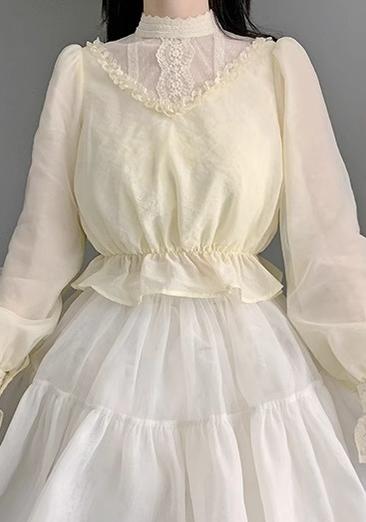 With PUJI - Love Poem - Classic Lolita Shawl 3-Color Versatile Spring Innerwear - Image 4