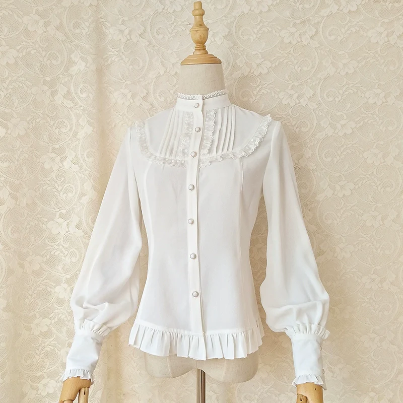 Stand Collar Classic Lolita Blouse - Image 5