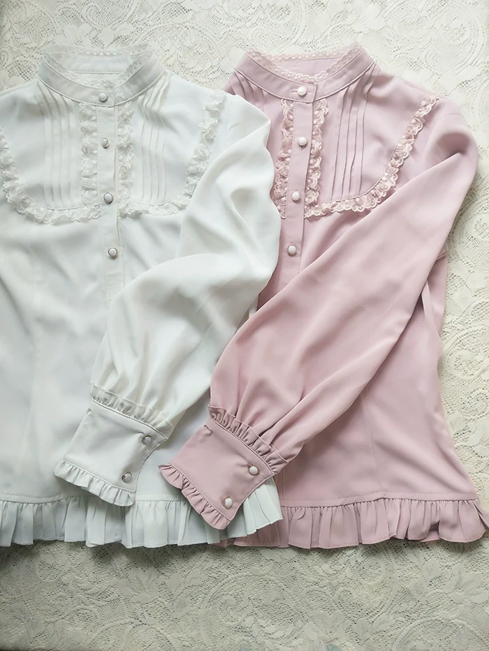 Stand Collar Classic Lolita Blouse - Image 6