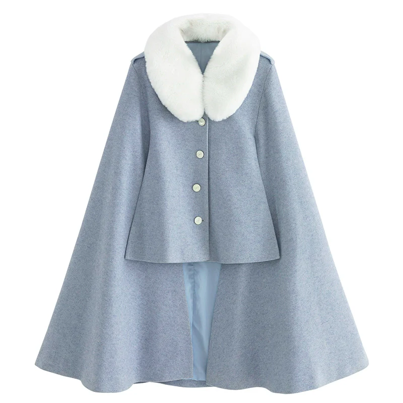 Miss Leisha - Classic Lolita Skirt Set Elegant Winter Cape - Image 20