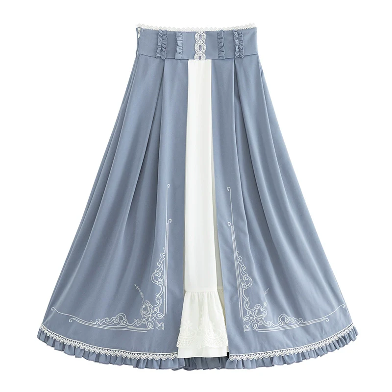 Miss Leisha - Classic Lolita Skirt Set Elegant Winter Cape - Image 21
