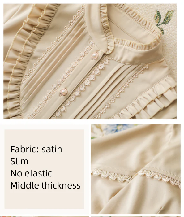 North of the Forest - Classic Lolita Striped Vest Skirt Set - Image 26