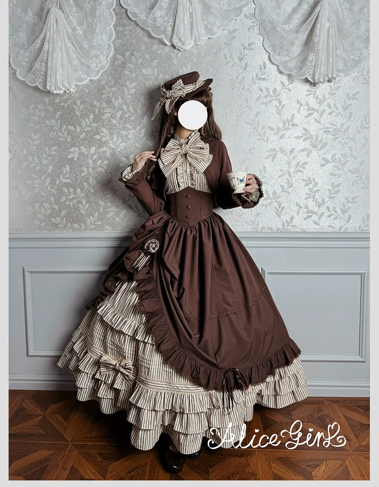 Alice Girl - Duke of Victoria - Classic Lolita Top Hat & Brooch - Image 22