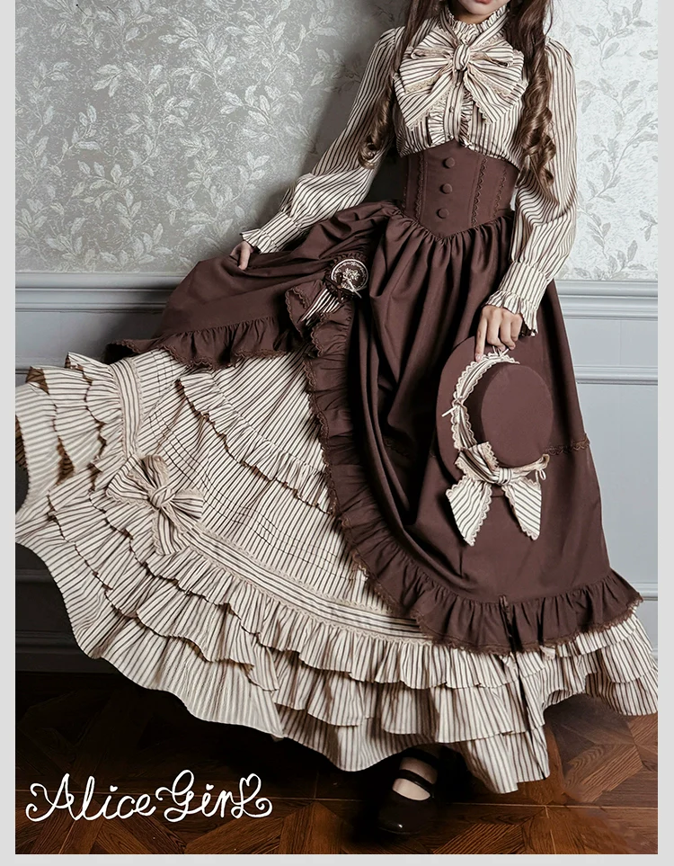 Alice Girl - Duke of Victoria - Classic Lolita Top Hat & Brooch - Image 23