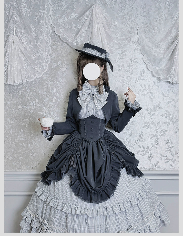 Alice Girl - Duke of Victoria - Classic Lolita Top Hat & Brooch - Image 26