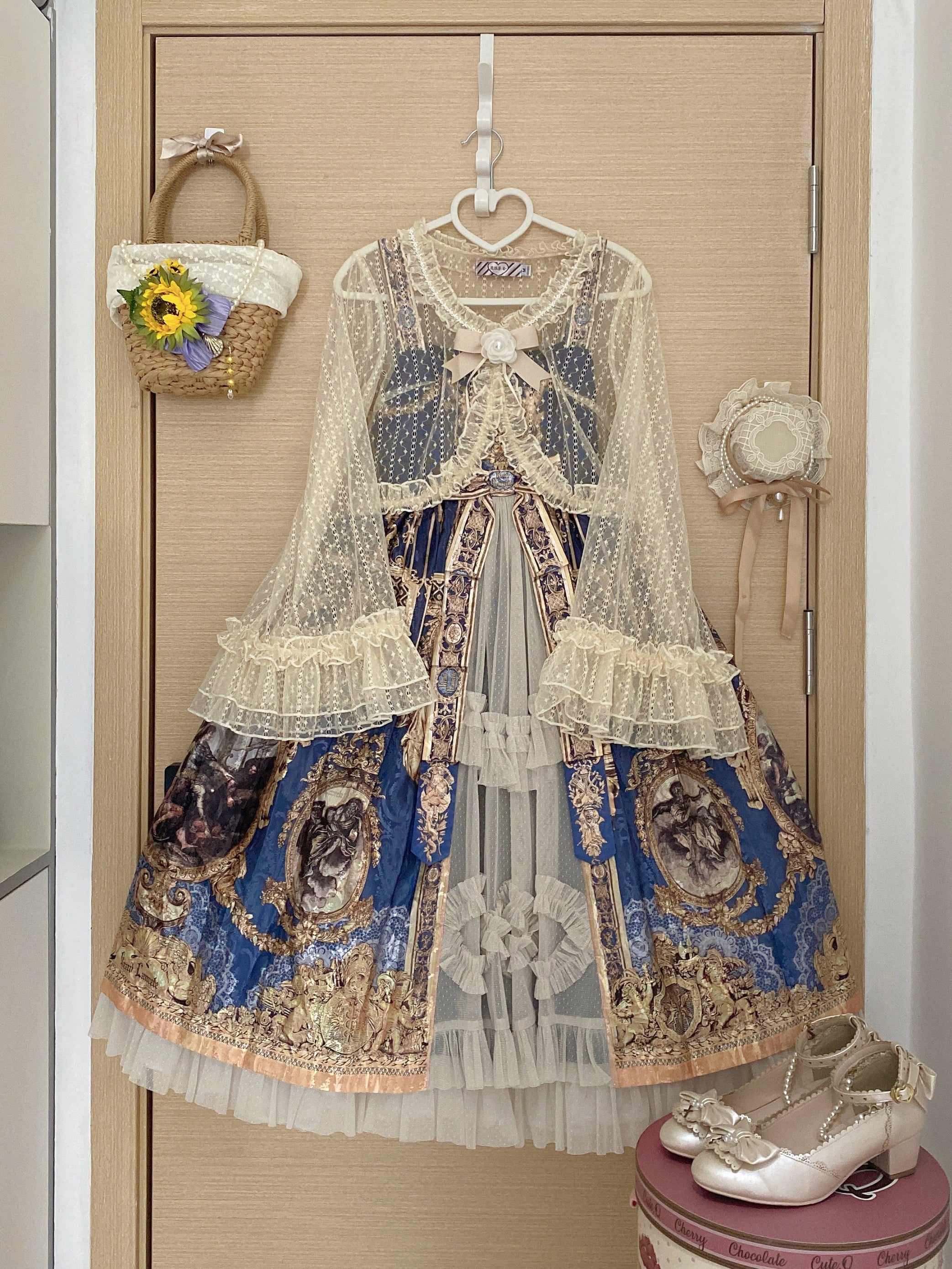 Flower - Classic Lolita Tulle Cardigan with Princess-Sleeves - Image 3