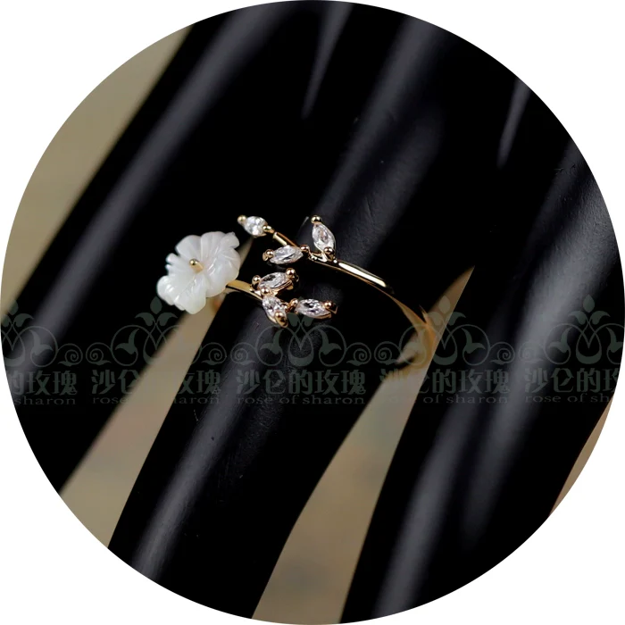 Flower Language - Classical Lolita Ring Delicate Flower Ring