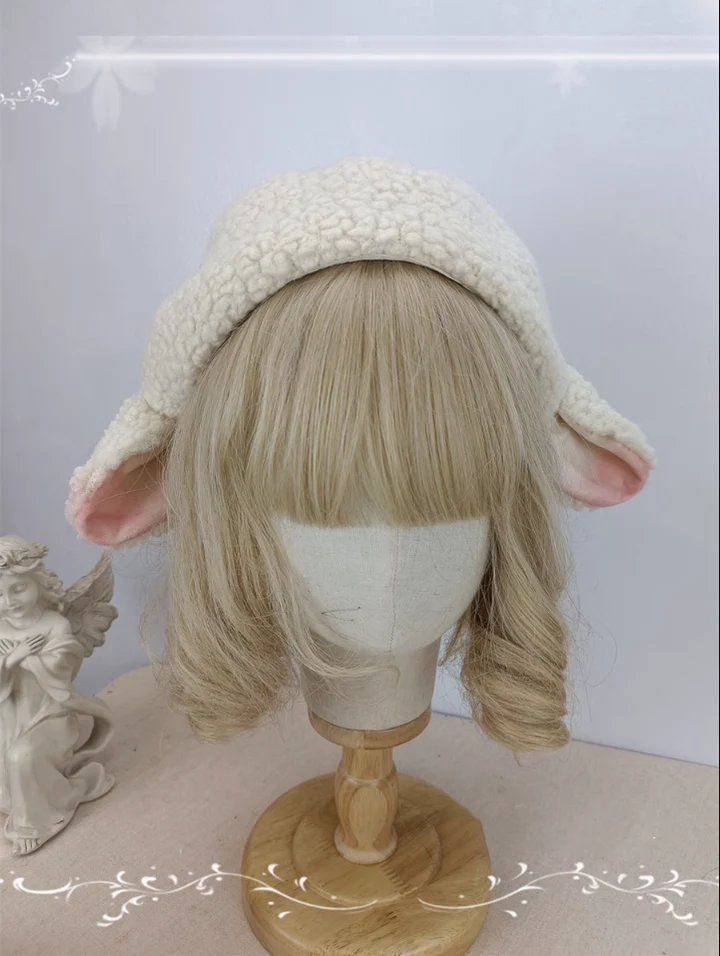 Winter Sweet Lolita Beret, 3D Sheep-ear - Image 3