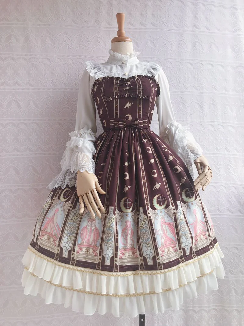 Constellation Printing Chiffon Lolita JSK Dress