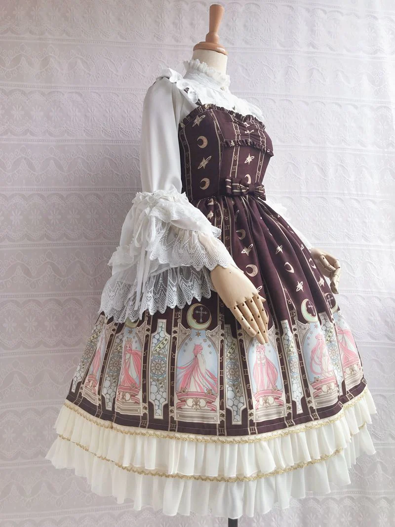 Constellation Printing Chiffon Lolita JSK Dress - Image 2