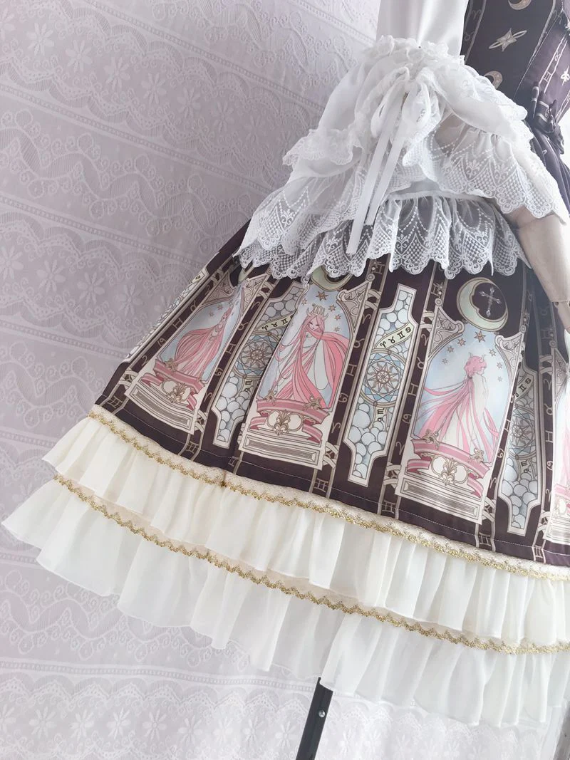 Constellation Printing Chiffon Lolita JSK Dress - Image 3