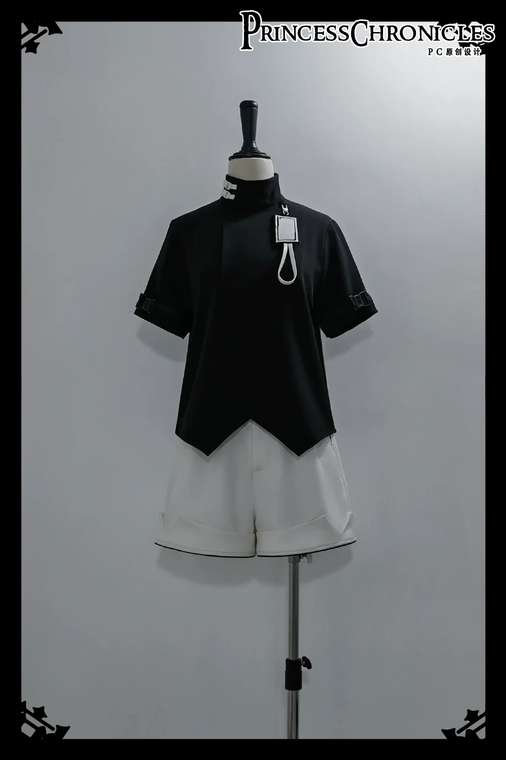 White Cat - Futuristic Style Cool Lolita Pants Suit With Cat Ear Coat - Image 34