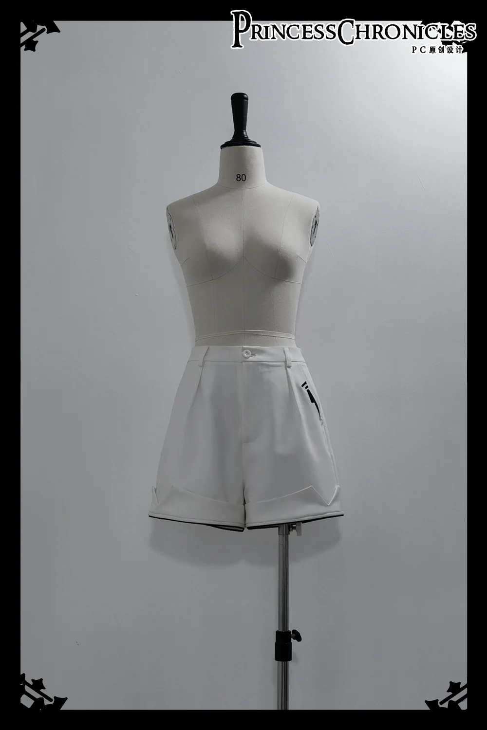 White Cat - Futuristic Style Cool Lolita Pants Suit With Cat Ear Coat - Image 39