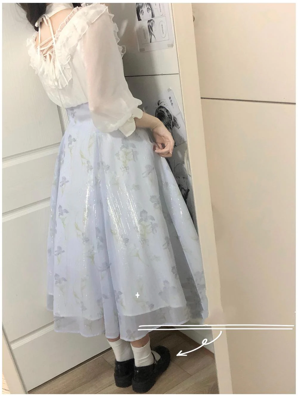 Iris Dream - Elegant Lolita Dress Short Sleeve OP - Image 12