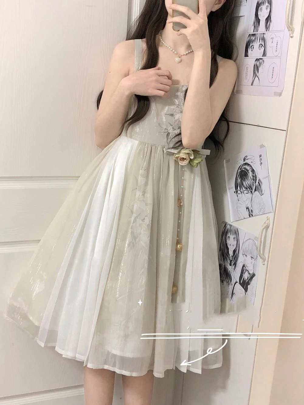 Wind Singing Lily - Qi Lolita Embroidered Dress Suit - Image 16