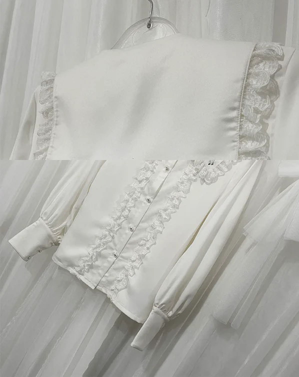 Corroding the Heart - Ouji Lolita Shirt Suspenders Shorts - Image 29