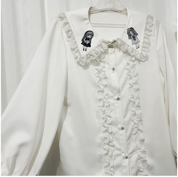 Corroding the Heart - Ouji Lolita Shirt Suspenders Shorts - Image 30