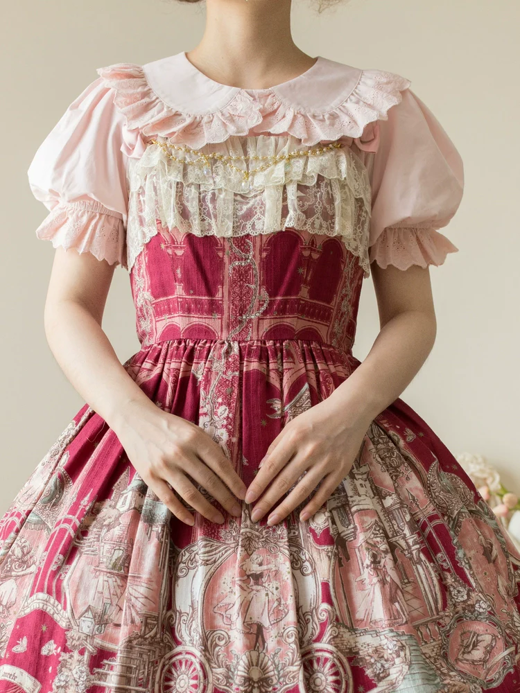 Cotton Kawaii Lolita Blouse, Short Sleeve - Image 11