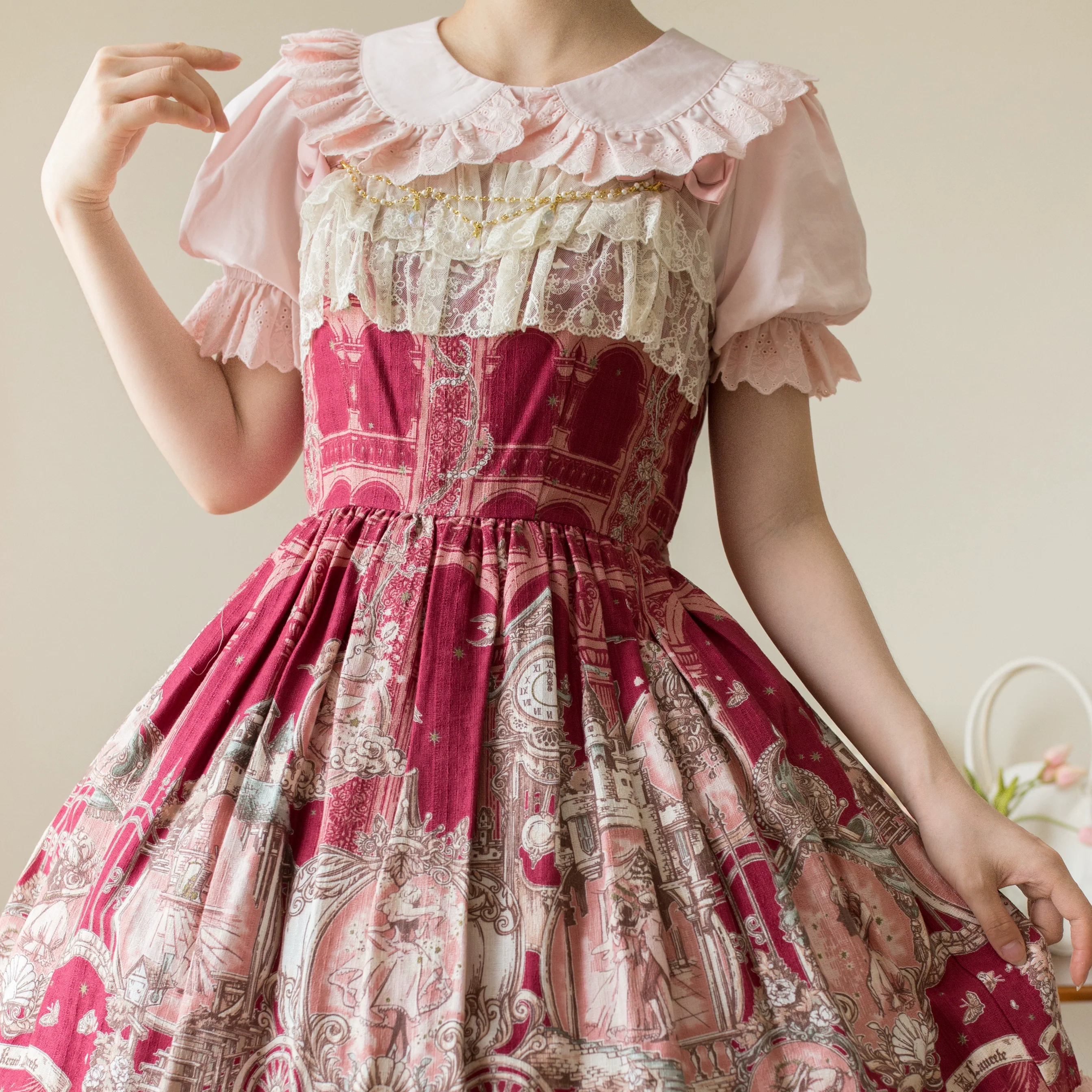 Cotton Kawaii Lolita Blouse, Short Sleeve - Image 12