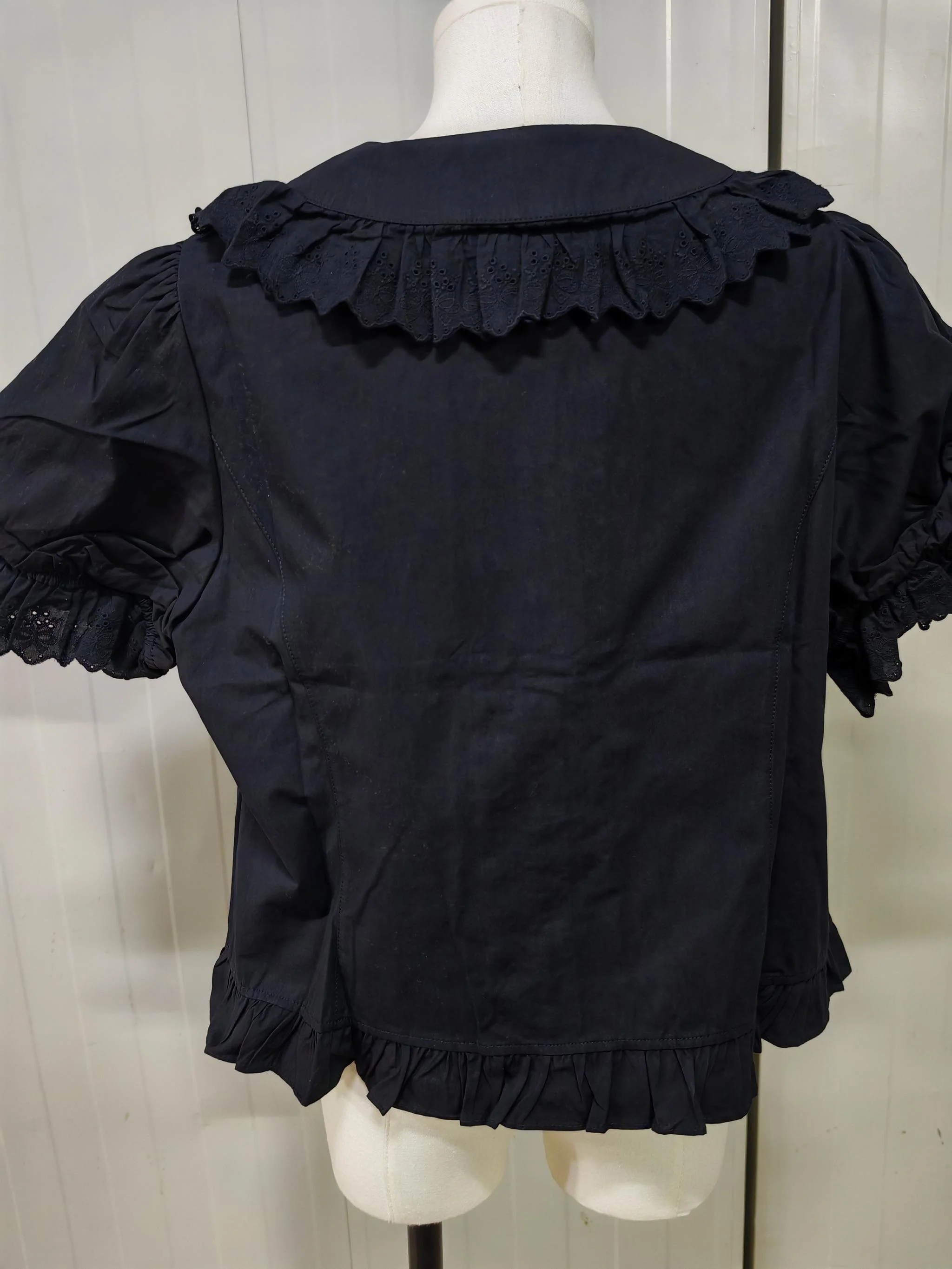 Cotton Kawaii Lolita Blouse, Short Sleeve - Image 23
