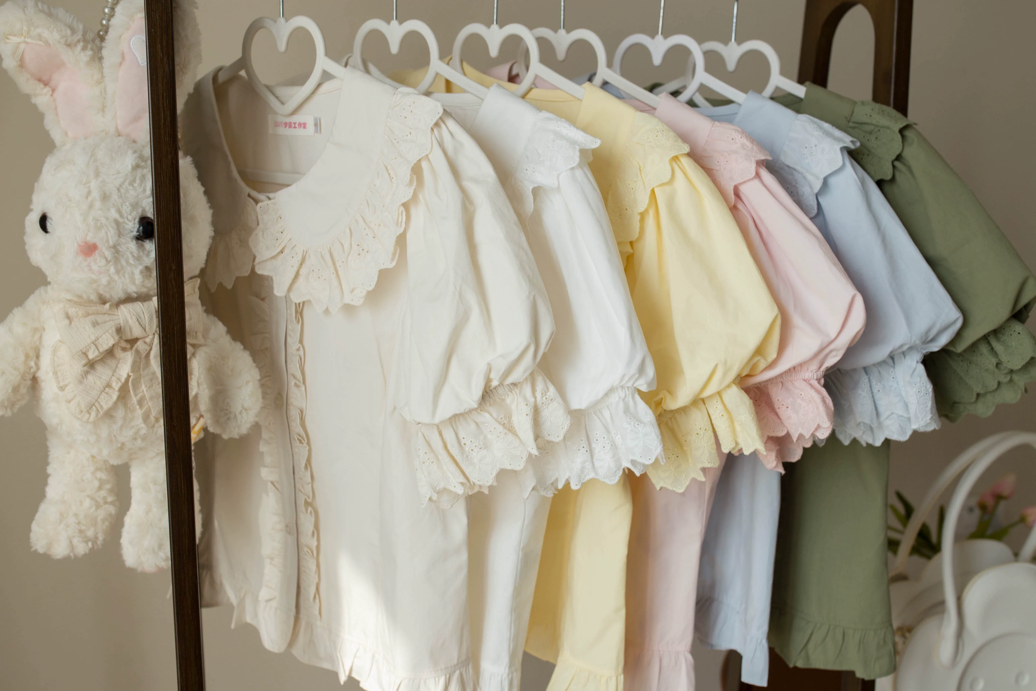 Cotton Kawaii Lolita Blouse, Short Sleeve - Image 7