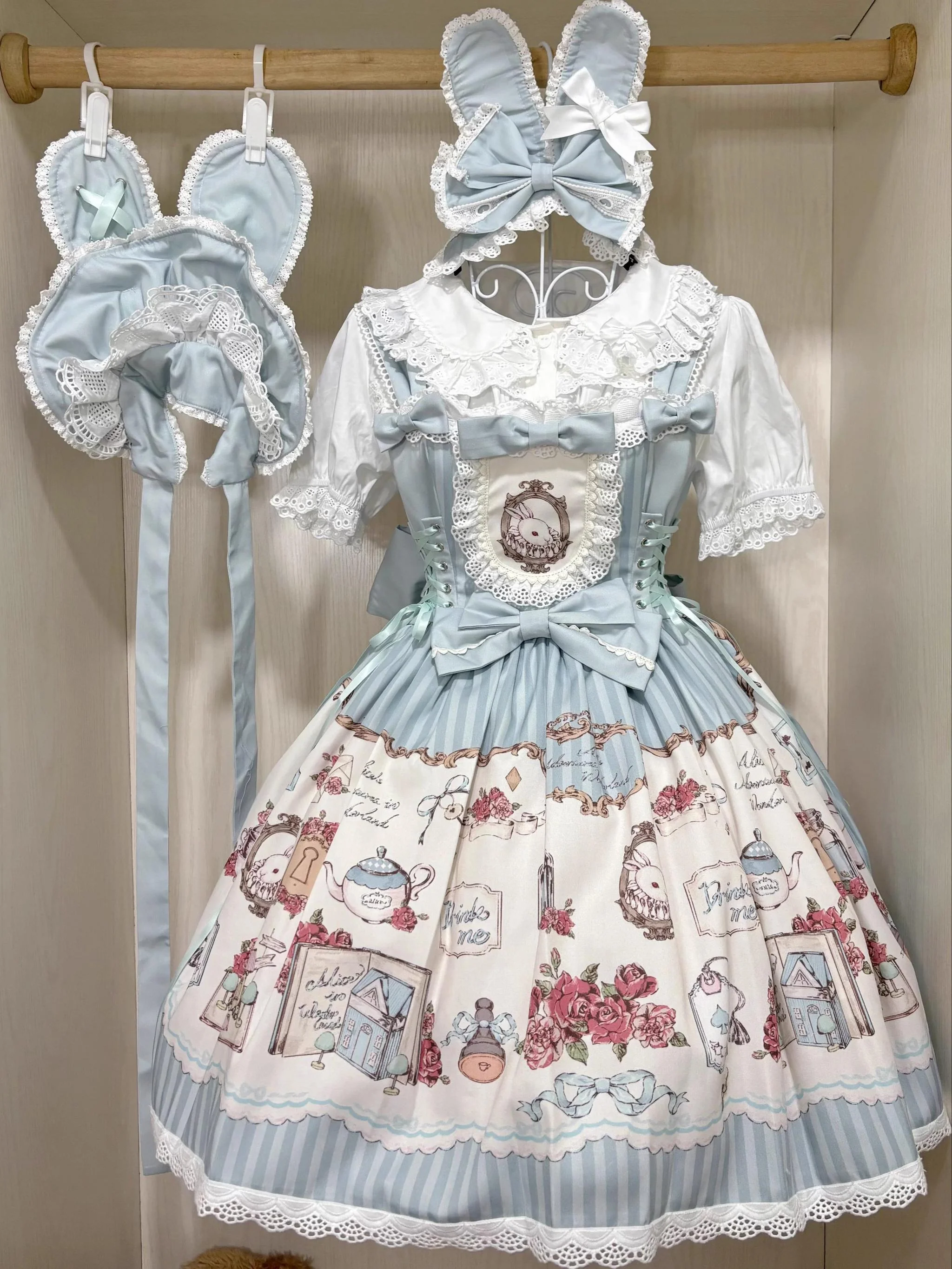 MeowMeow - Rabbit Box - Cotton Peter-pan Collar Lolita Blouse - Image 3