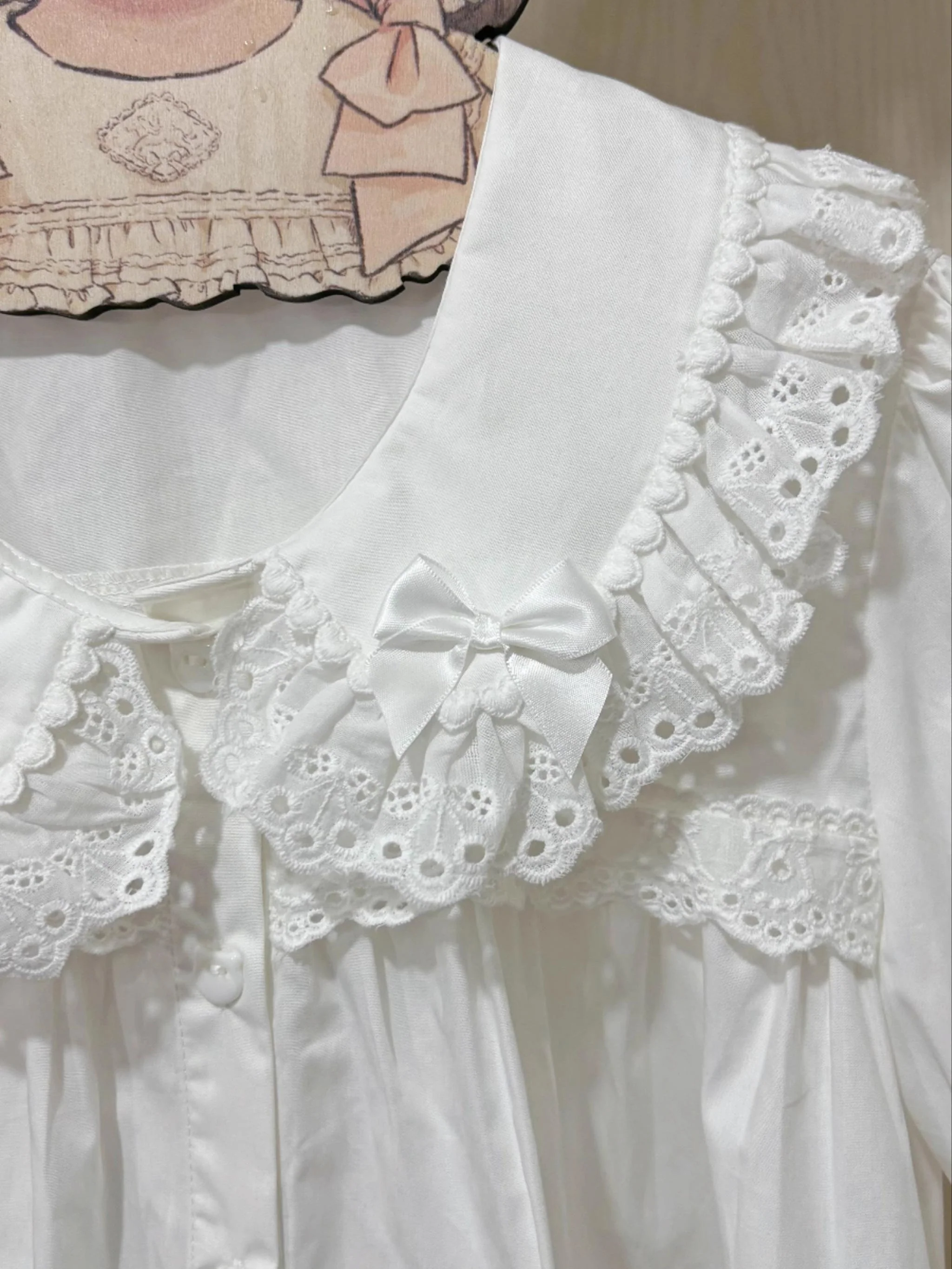 MeowMeow - Rabbit Box - Cotton Peter-pan Collar Lolita Blouse - Image 5