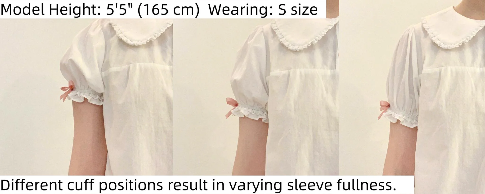 Walnut Museum- Toy Anniversary - Cotton Sweet Lolita Blouse, Bow Accents - Image 6