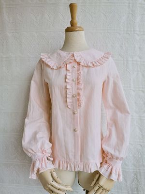 Cotton Sweet Lolita Blouse, Flounce Ruffles - Image 21