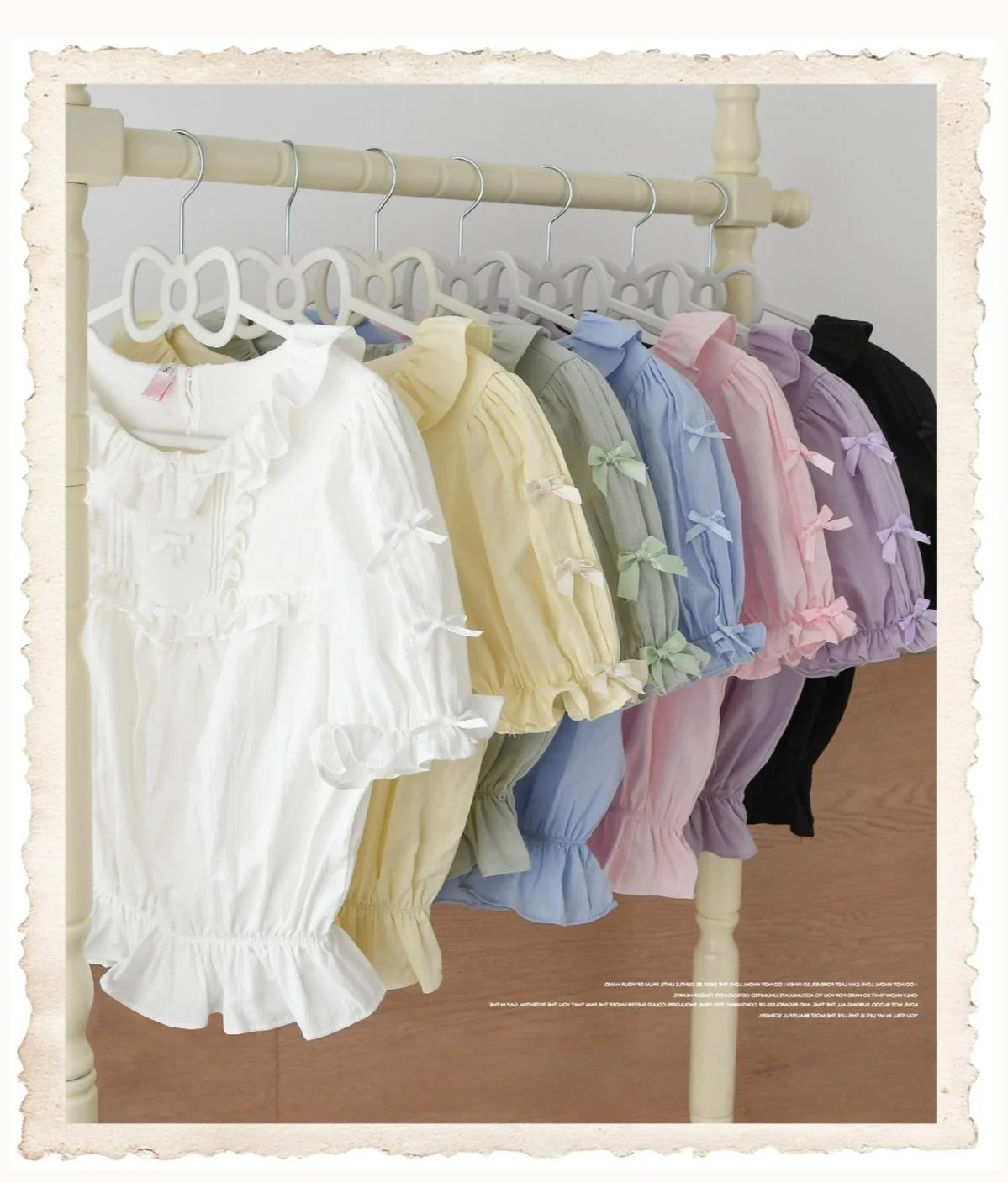 Fluffy Clouds - Cotton Plus Size Lolita Blouse Muti-Colored Shirt - Image 2